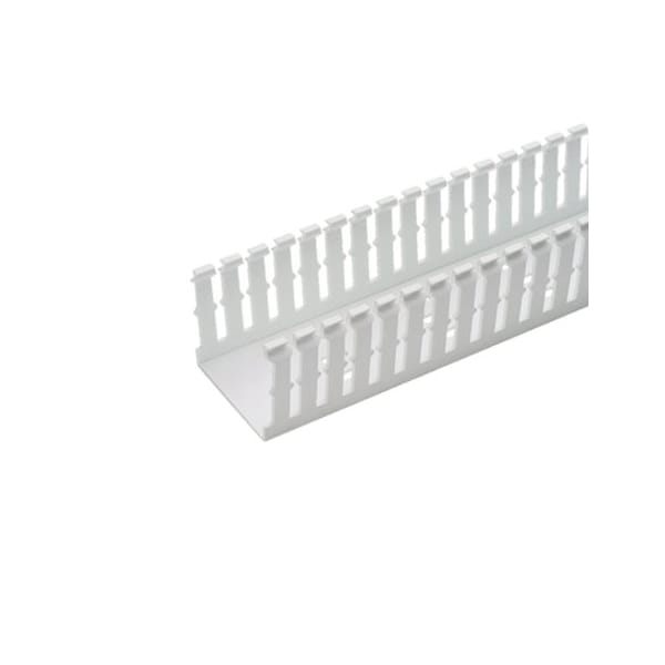 Base Wiring Duct, Type F, Narrow, Adhesive, White, 1" x 3" x 1' (6-Pack)